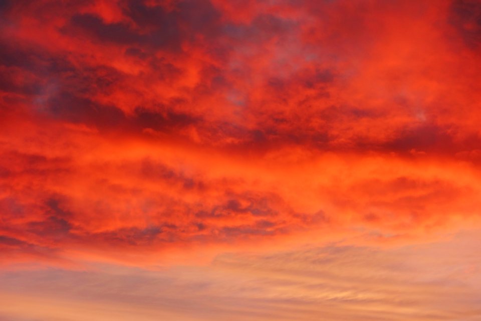 Orange Glow At Sunset