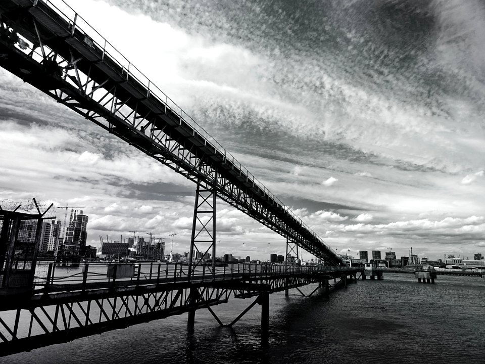 Steel Bridge From Low Angle photo