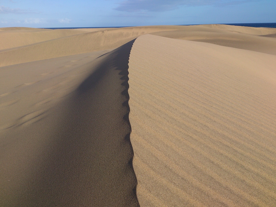 Sand landscape brown desert