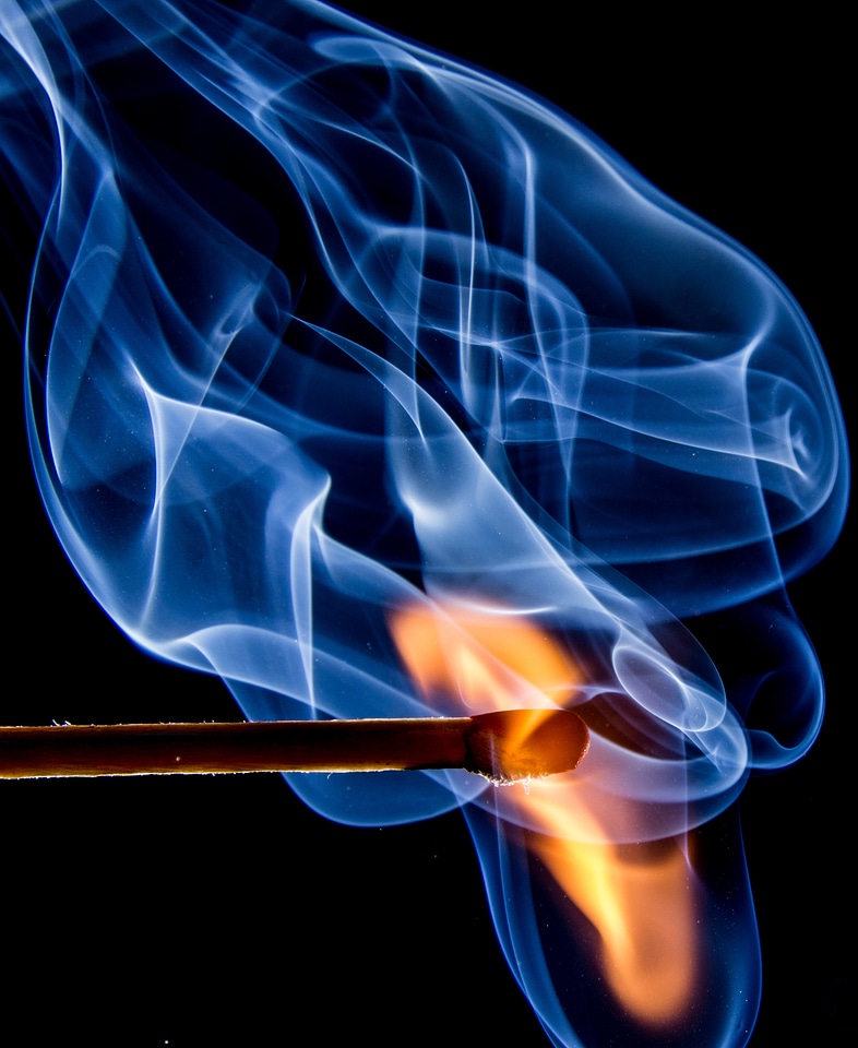 Sulfur burn ignition