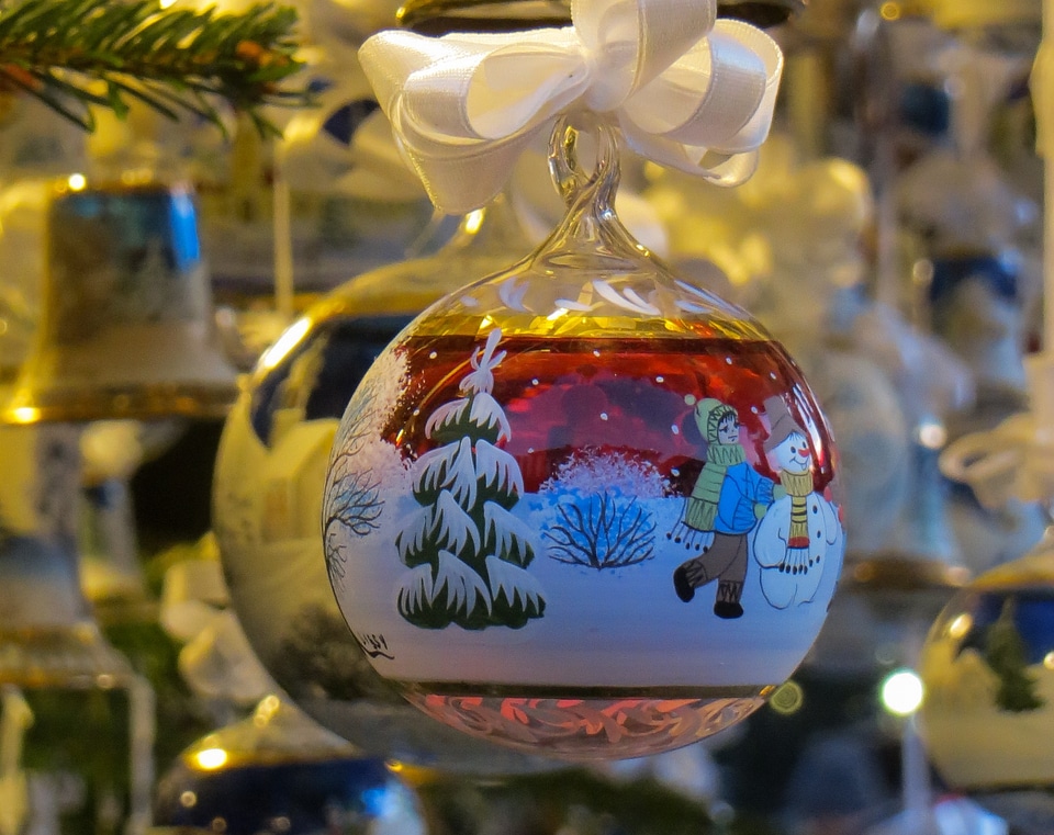 Weihnachtsbaumschmuck glass ball christmas