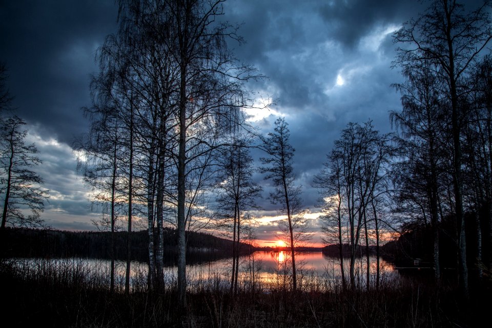 Sky Reflection Nature Water
