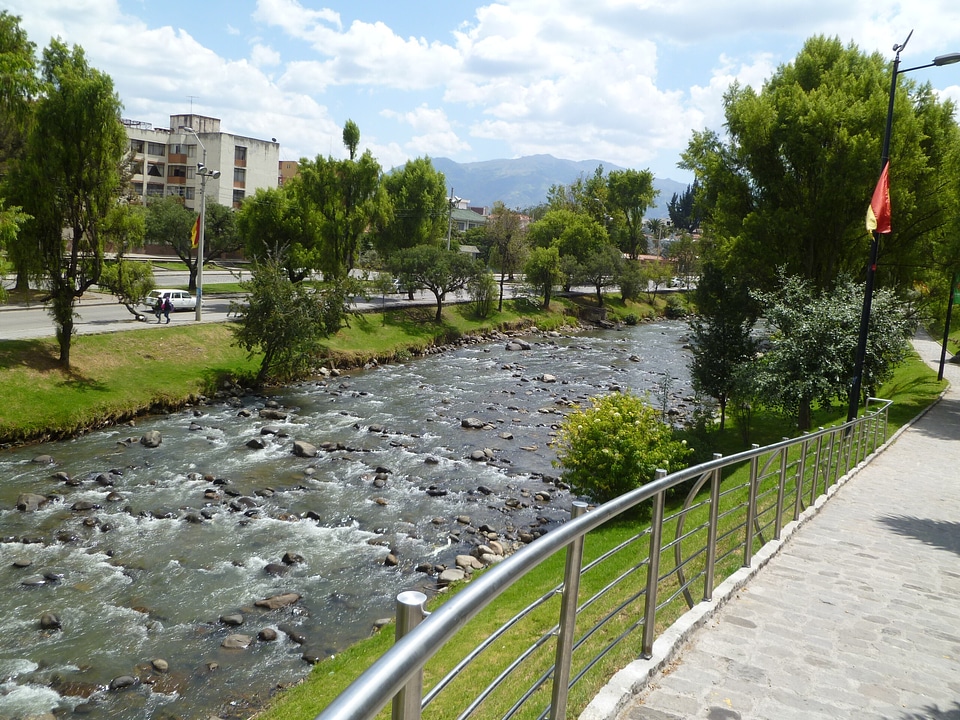 Scenery river landscape