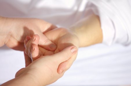 Finger Hand Nail Close Up photo