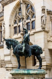 Statue Profil Chevalier Louis