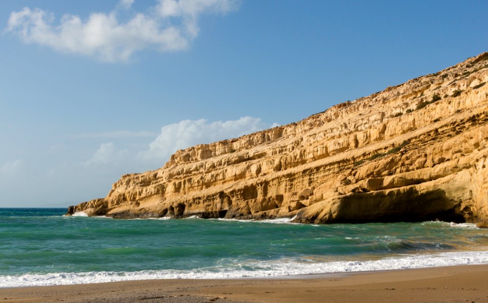 Matala Beach Cliff Crete