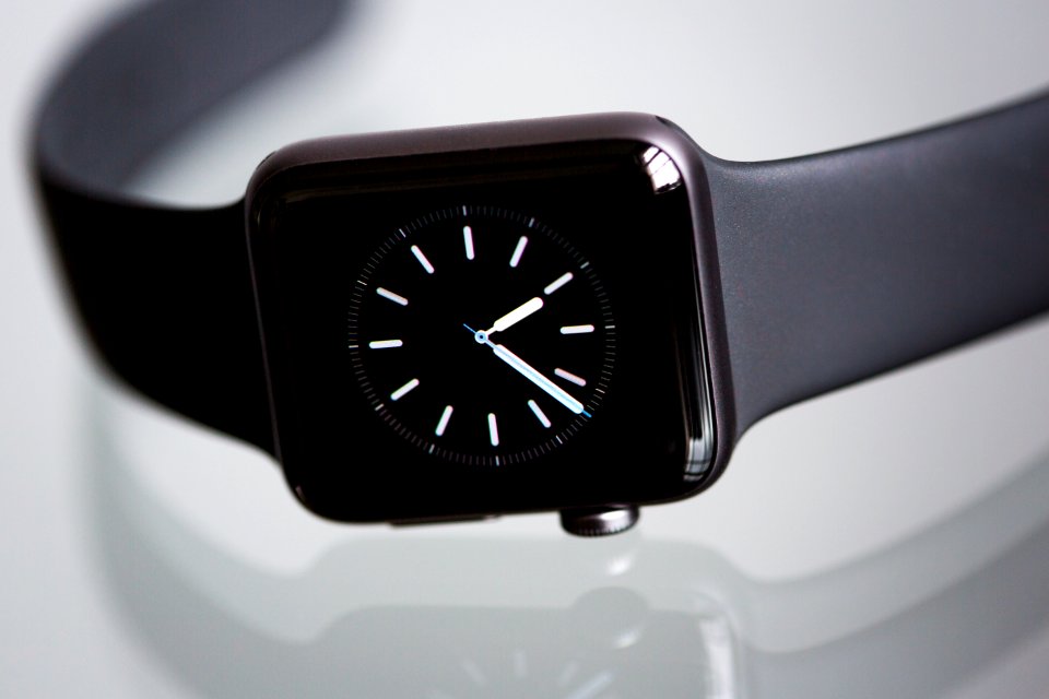 Analog Watch In Black And White