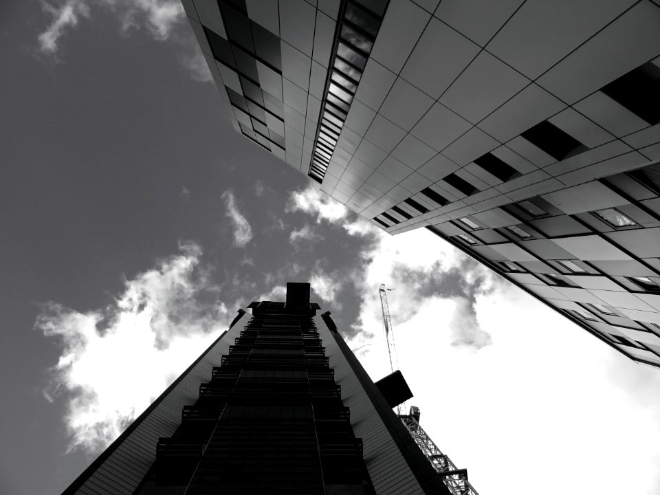 Low Angle View Of City Buildings photo