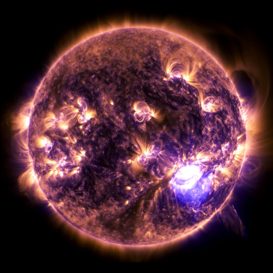 Purple And Brown Colored Planet