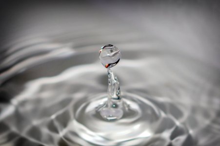 Water Drop Close Up Macro Photography photo