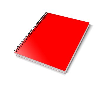 Red Notebook Product Design Brand
