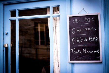 Sign Outside Restaurant photo