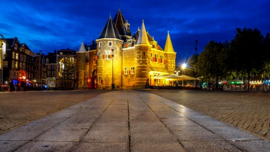 Waag In Nieuwmarkt In Amsterdam