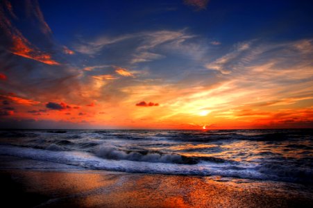 Beautiful Beach Sunset photo