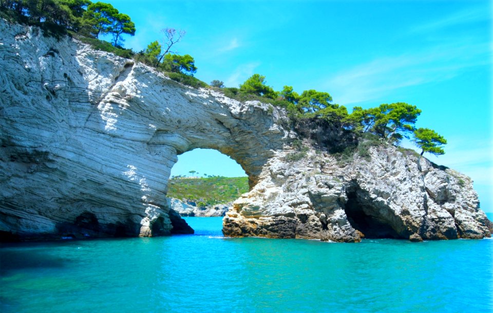 Rock Formation In A Bay