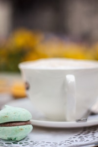 Coffee cup cafe biscuit