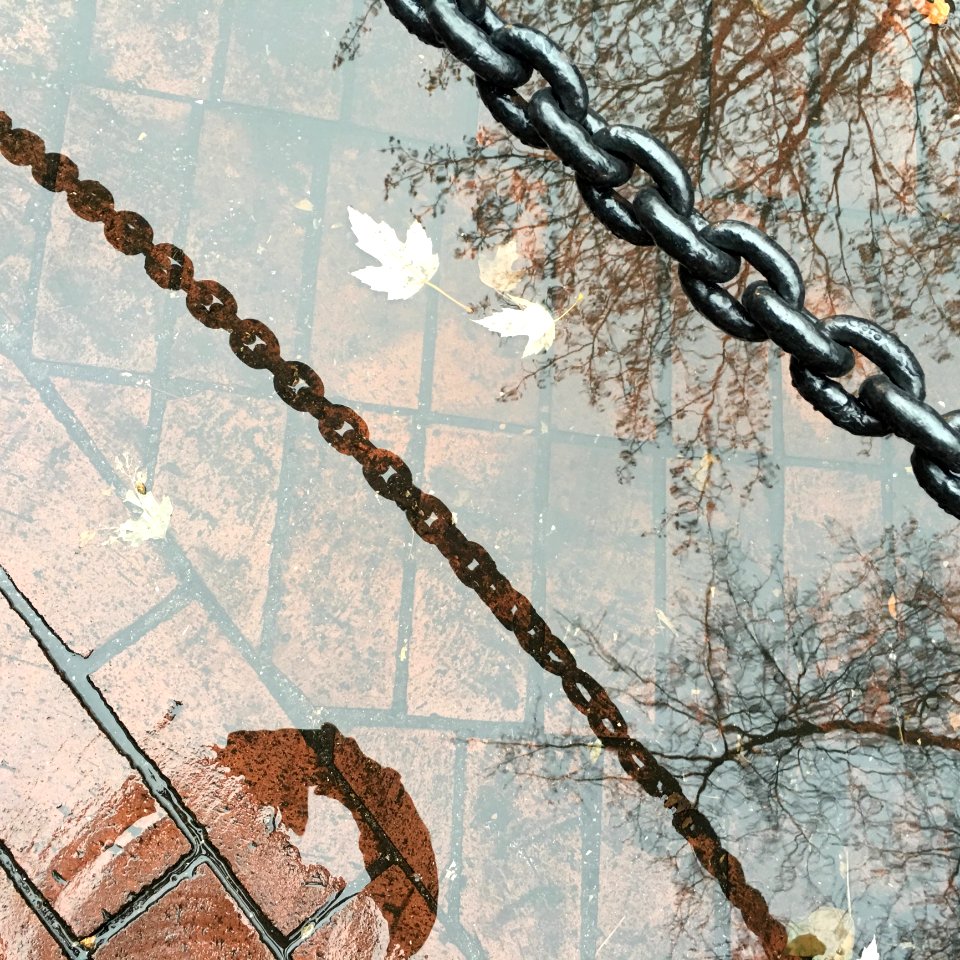 Chains Water Reflection