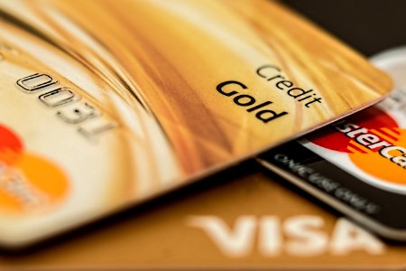 Master Card Visa Credit Card Gold photo
