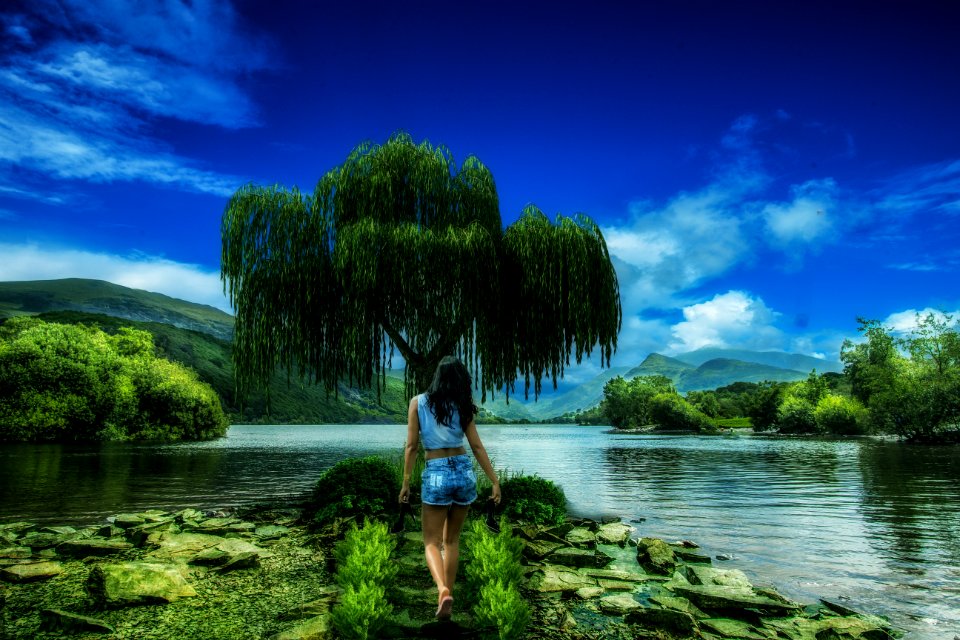Woman On Shore