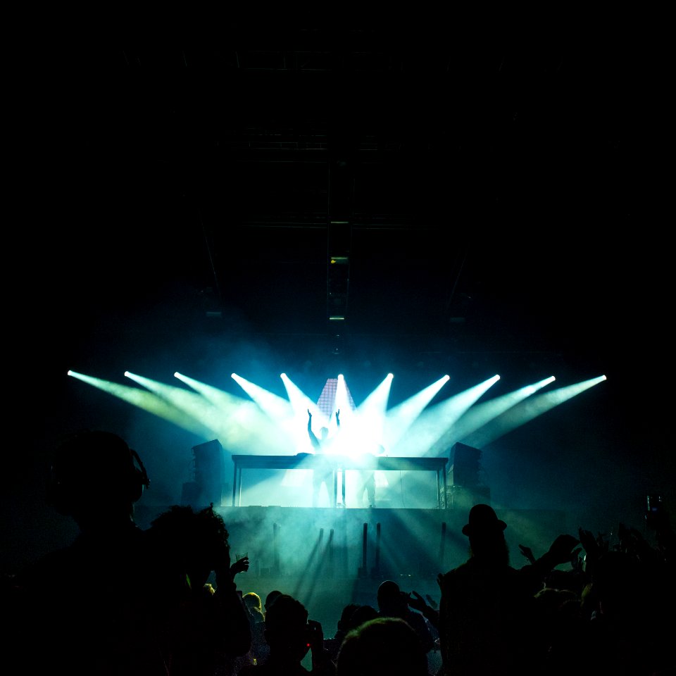 Performer On Stage During Concert