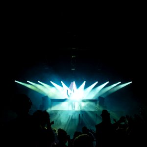 Performer On Stage During Concert