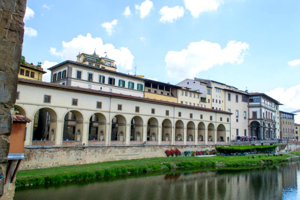 Vasari Corridor From Ufizzi Gallery To Ponte Vecchio