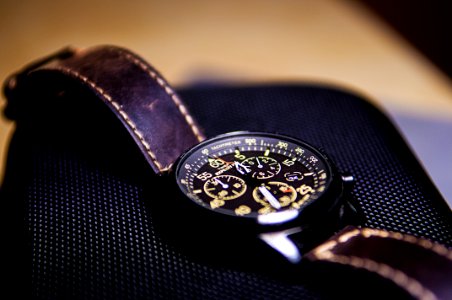 Wristwatch On Smartphone