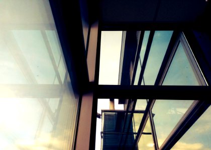 Sunshine Through Window In Modern Building