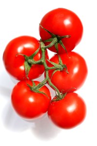 5 Red Cherry Tomatoes photo
