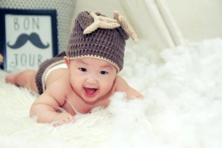 Baby Boy With Cap