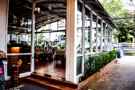 Glass Enclosed Dining Room