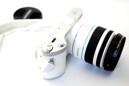 White Dslr Camera photo