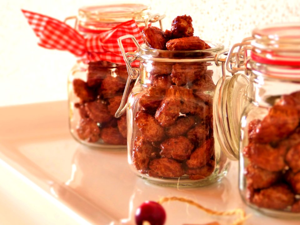 Sweet Nuts In Jars photo