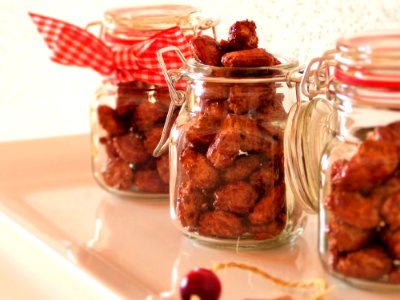 Sweet Nuts In Jars