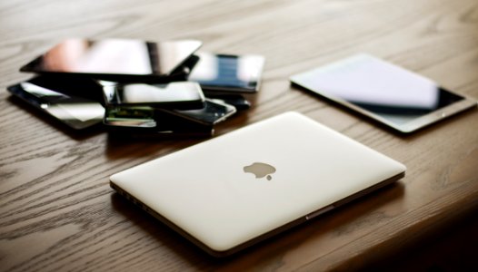 Macbook And Ipad On Desk