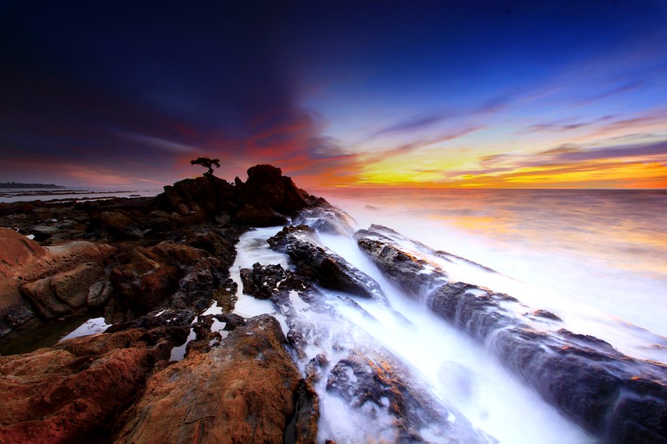 Worms View Hair Of Waterfall