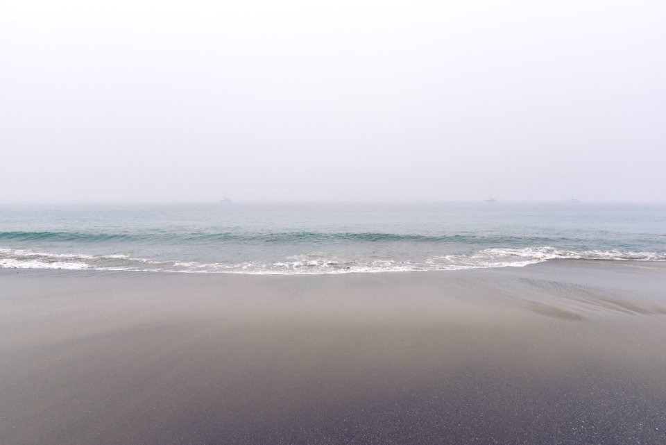 Ocean Waves On Beach Side