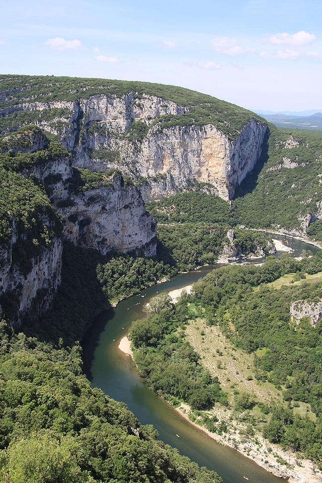 Gorge mountains river