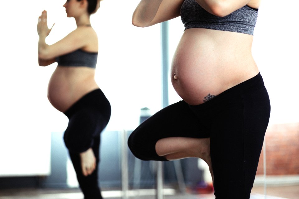 A Fit Pregnant Woman