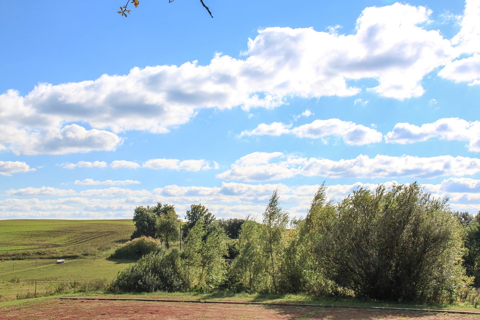 Sky golden autumn uckermark