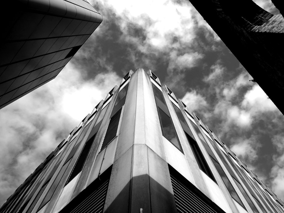 Looking Up At A Skyscraper