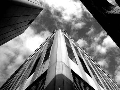 Looking Up At A Skyscraper