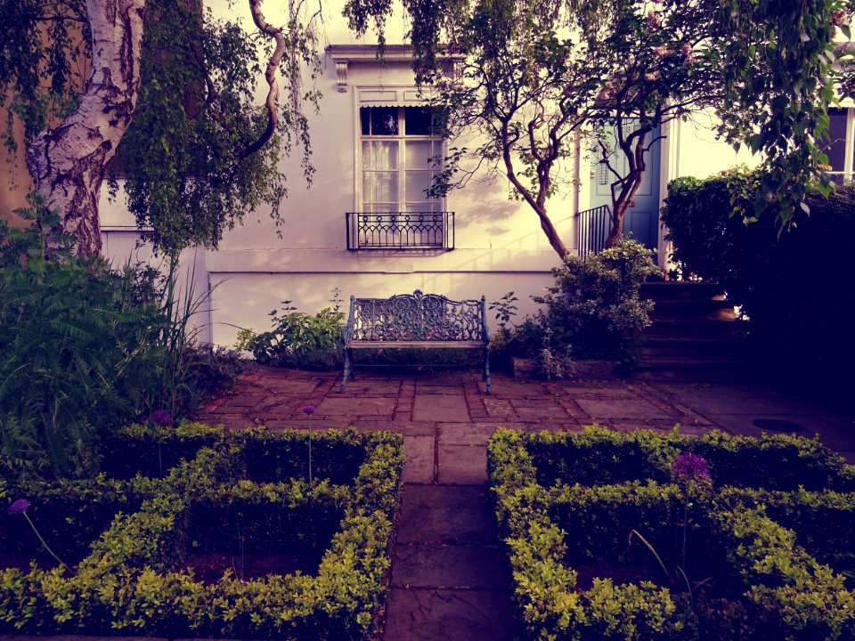 Old House And Garden