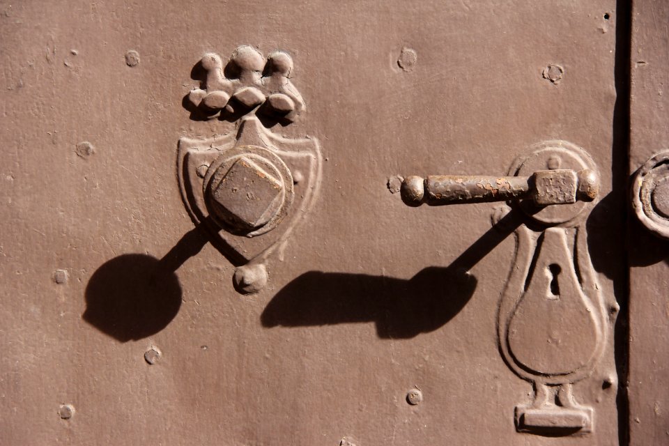 Brown Steel Door