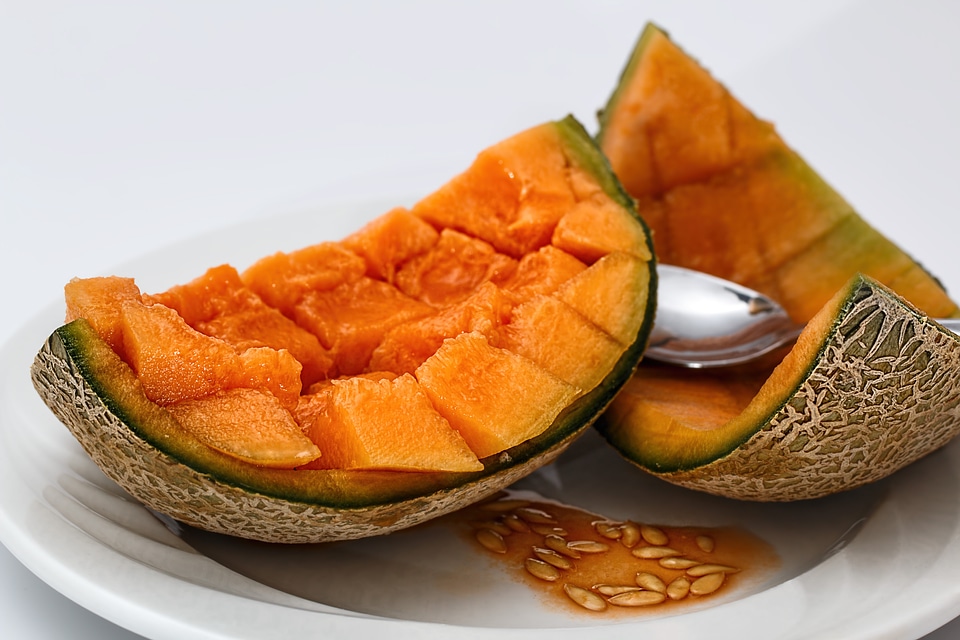 Muskmelon rock melon spanspek