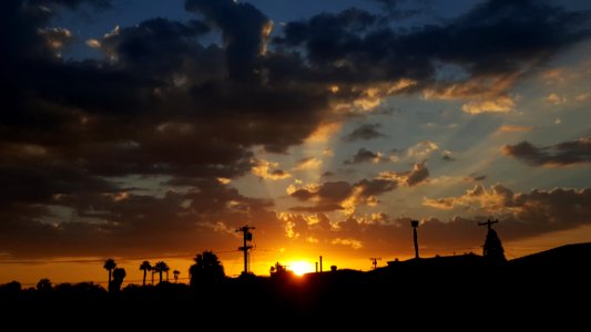 Silhouetted Landscape