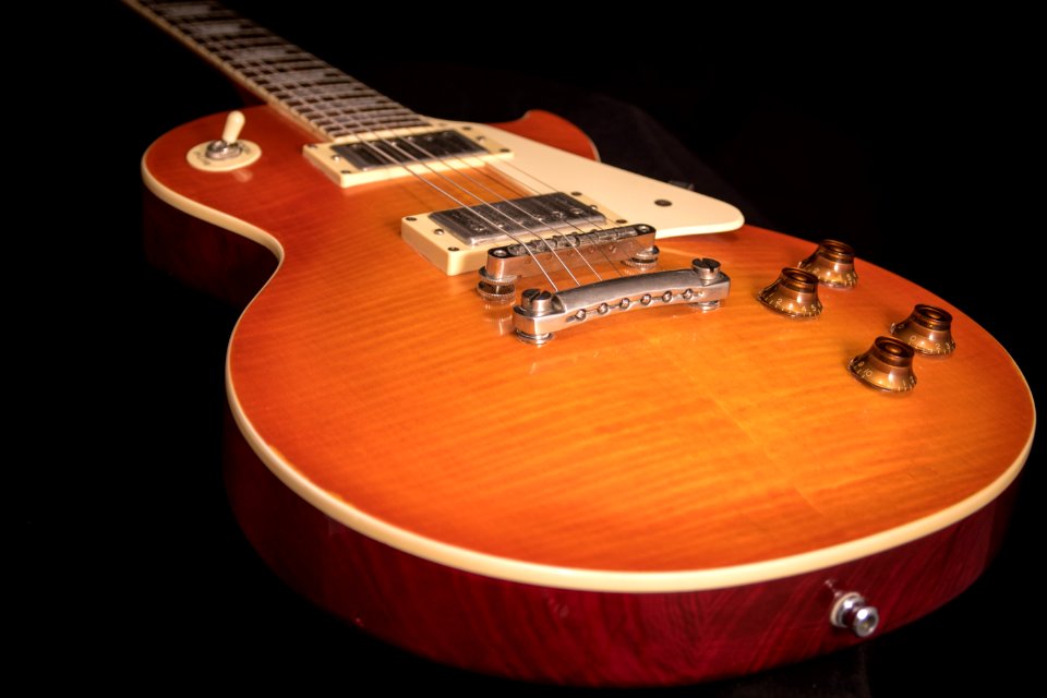 Brown And Red Guitar