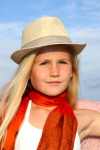 Human Hair Color Sun Hat Headgear Hat