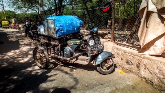 Motorbike In Delhi India photo