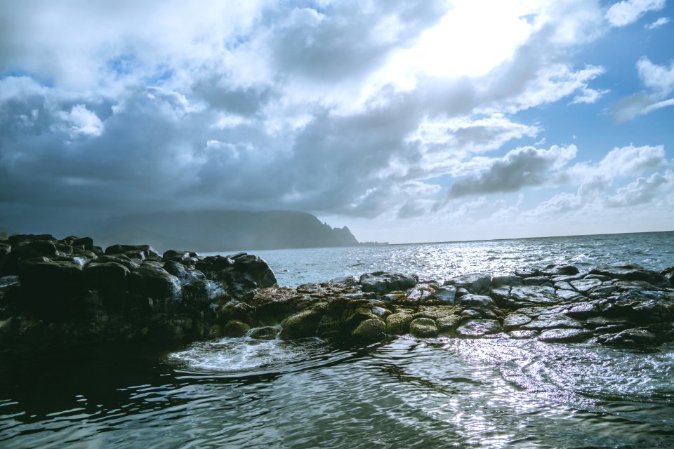 Seascape On A Cloudy Day